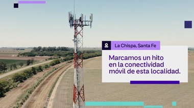 Telecom extendió la red de 4G a la localidad rural de La Chispa en Santa Fe