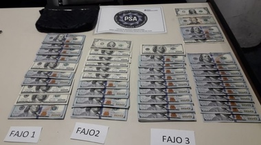 Encontraron un bolso con más de 30.000 dólares en el Aeropuerto de Mar del Plata