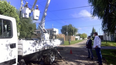 Instalan nuevas cámaras de seguridad en Villa Castells