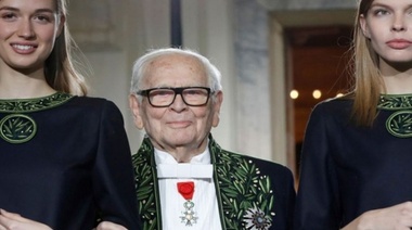 Murió a los 98 años el diseñador de moda francés Pierre Cardin
