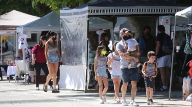 Con gran éxito y alto cumplimiento de los protocolos, volvieron las ferias a plazas y parques