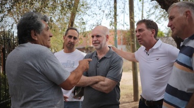 Rodríguez Larreta con Santilli en Morón: “Necesitamos encarar a fondo el problema de la inseguridad, los chicos no pueden volver solos de la escuela”