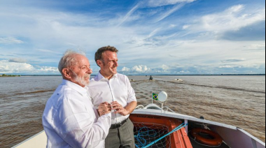 Lula y Macron se encuentran en Belém do Pará en la Amazonia brasileña