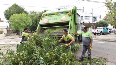 En La Plata, hasta hoy la Comuna levantó 1.500 toneladas de desechos producto del fuerte temporal