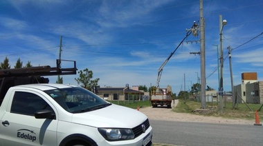 Edelap realizó obras de mejora en las redes que abastecen a Los Talas