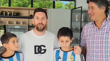Messi fue declarado ciudadano ilustre de Funes: "gracias por el cariño de siempre"