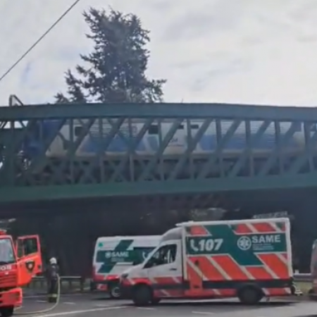 Choque de trenes y descarrilamiento en Palermo: hay más de 90 pasajeros heridos