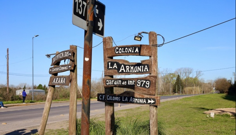 Mejoran el ingreso a La ArmonÃa con obras, hidráulica e iluminación