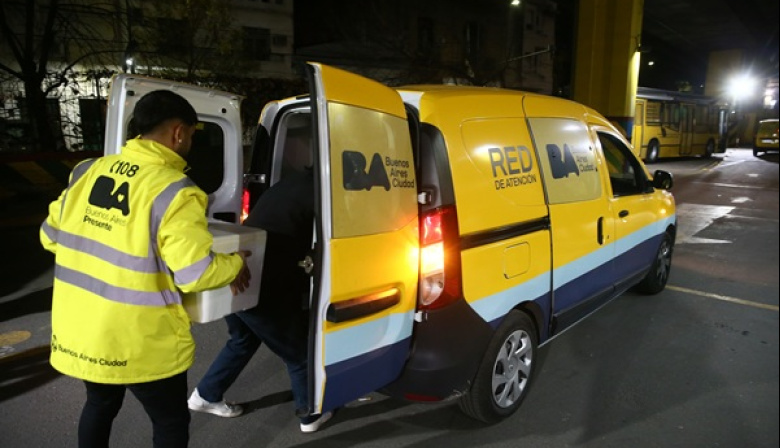 Amplios operativos del Gobierno de la Ciudad de Buenos Aires ante el frío extremo