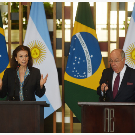 Cancilleres de Brasil y Argentina reafirman relación estratégica y proyectos en común