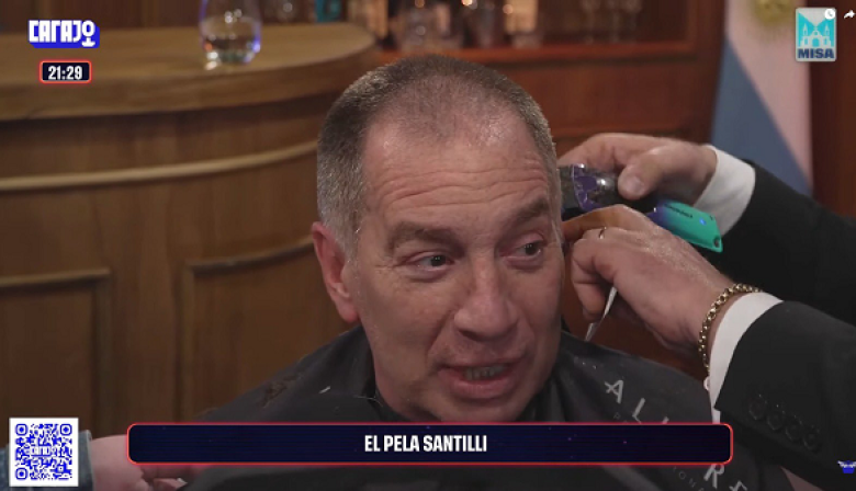 Santilli cumplió con su promesa de campaña y se rapó luego de haber ganado