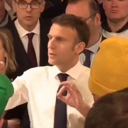 Entre abucheos y tras cuatro horas de retraso, Macron inauguró el Salón de la Agricultura en París