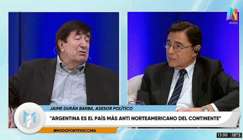 Jaime Durán Barba: "La ayuda de EE. UU. no va a favorecer a Milei electoralmente"