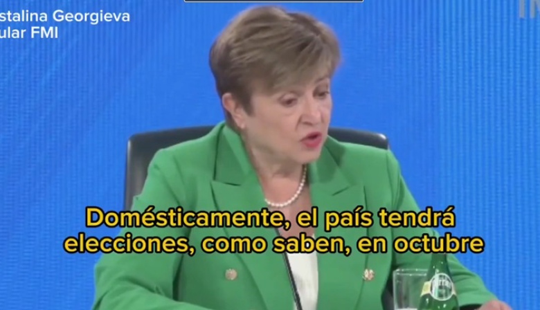 Múltiples quejas por la intromisión de la titular del FMI en el proceso electoral argentino