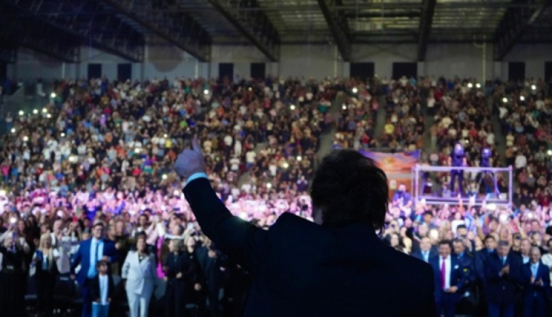 El Presidente Milei encabezó en Chaco la inauguración de un templo de la Iglesia Portal del Cielo