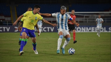 Argentina pierde con Brasil y complica su clasificación en el Sudamericano Sub '20