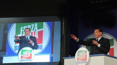 Berlusconi excluyó "absolutamente" un gobierno de la derecha con el Cinco Estrellas