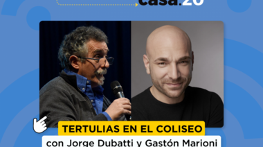 Llega una nueva edición de “Tertulias en el Coliseo” con Jorge Dubatti como invitado