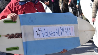 Surfers de Mar del Plata piden que se autorice la actividad como en el resto de la Costa Atlántica