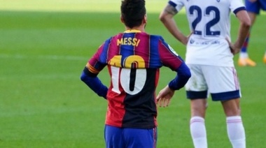 Messi fue multado con 600 euros por el homenaje a Maradona