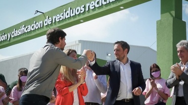 Cabandie y Andreotti inauguraron la Planta de Reciclaje Municipal de San Fernando