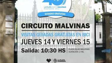 Circuito Malvinas: organizan dos recorridos turísticos en bicicleta para el fin de semana largo