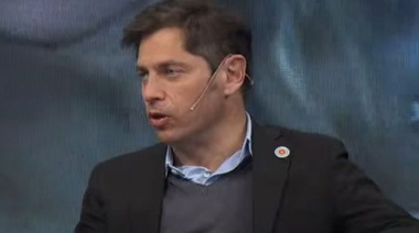 Kicillof consideró que un "programa de derecha" en la provincia de Buenos Aires "la parte al medio"