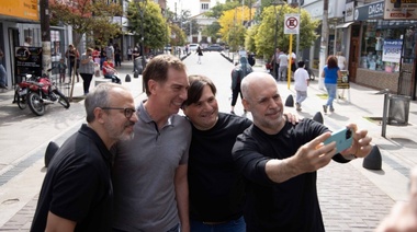 Rodríguez Larreta y Santilli visitaron General Rodríguez