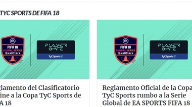 TyC Sports y EA Sports lanzaron una copa del videojuego FIFA, clasificatoria para el mundial