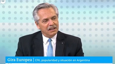 "Mi gran adversario y mi gran enemigo es Macri", dijo Fernández en Berlín