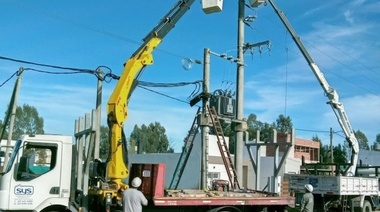 Edelap realizó obras de mejora en las redes eléctricas de Parque Sicardi