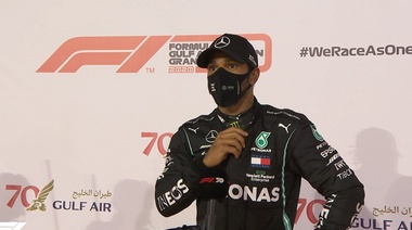 El británico Lewis Hamilton se impuso este domingo en el Gran Premio de Bahréin