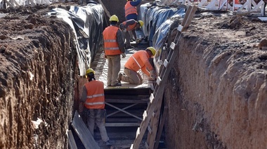 El Municipio avanza con una importante obra hidráulica en el Cementerio que permitirá mejorar la red de desagües