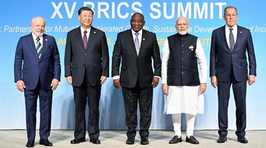Seis países invitados a unirse al BRICS: Argentina, Egipto, Etiopía, Irán, Arabia Saudita y los Emiratos Árabes Unidos