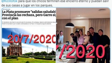 En La Plata, Juntos le recordó a Kicillof y a Fernández que hace un año pedían por salidas de los chicos mientras en Olivos pasaban cosas