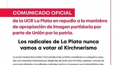 "Chequeado" también consideró "engañoso" un video que circula en redes sociales que asegura que la UCR platense llamó a votar a Massa