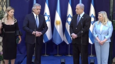 Alberto Fernández, a Netanyahu: "Nuestro compromiso sobre saber la verdad de lo que pasó en la AMIA es absoluto"
