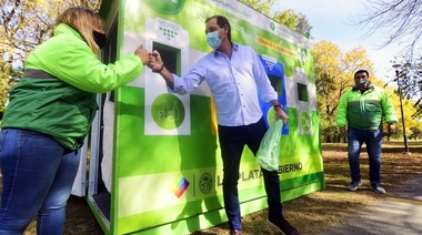 El Municipio inauguró un nuevo punto fijo de reciclaje en Villa Castells