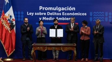 Presidente chileno promulga Ley sobre Delitos Económicos y Medio Ambientales