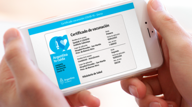 Más de siete millones de argentinos tienen el certificado de vacunación digital en sus celulares