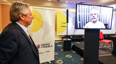 Alberto Fernández celebró con miembros del Grupo del Puebla la libertad de Lula
