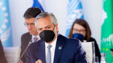 El Presidente arribó a Escocia para participar de la cumbre climática COP26