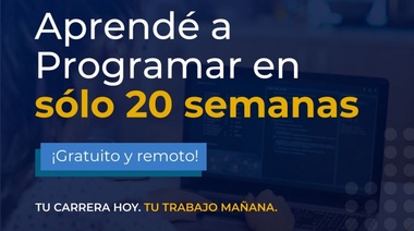 La Plata y CABA lanzan un curso gratuito de programación para promover la inserción laboral de jóvenes