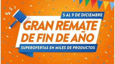 Walmart y Changomas invitan al “Gran Remate” de fin de año