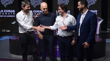 Larreta hizo eje en su gestión y Lammens en la crisis económica