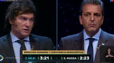 Javier Milei habló tras la chicana de Sergio Massa en el debate: “El que mintió fue él”