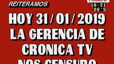 Un escándalo: Gremio denuncia que Crónica TV "censuró" a dirigente