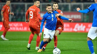 Italia perdió con Macedonia y no estará en el Mundial de Qatar