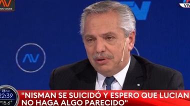 Alberto Fernández justificó sus dichos sobre Alberto Nisman: “Se suicidó y no encuentro ningún motivo para que eso ocurra con Diego Luciani”