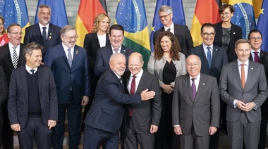 El canciller aleman pide encontrar la forma de cerrer el acuerdo comercial MERCOSUR-UE